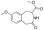 2,3,4,5-Tetrahydro-8-methoxy-4-oxo-1H-3-benzazepine-2-carboxylic acid methyl ester Structure