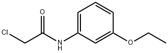 2-Chloro-N-(3-ethoxyphenyl)acetamide 结构式