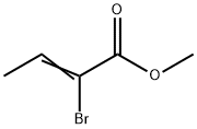 2-ブロモ-2-ブテン酸メチル 化学構造式