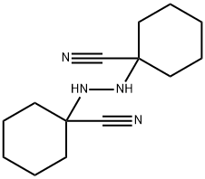 1,1'-ヒドラゾビス(シクロヘキサンカルボニトリル) 化学構造式