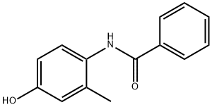 N-(2-メチル-4-ヒドロキシフェニル)ベンズアミド 化学構造式