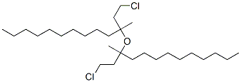 2-クロロエチル(1-メチルウンデシル)エーテル 化学構造式