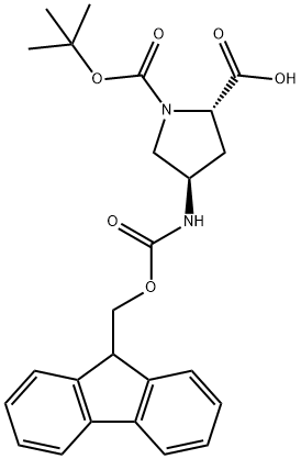 N-BOC-транс-4-N-FMOC-амино-L-пролин