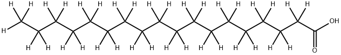 氘代十八烷酸(D35), 17660-51-4, 结构式