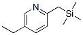 Pyridine, 5-ethyl-2-[(trimethylsilyl)methyl]- (9CI) 化学構造式