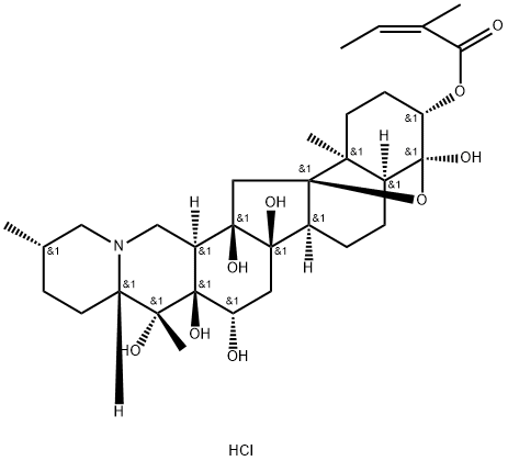 ベラトリン 塩酸塩 化学構造式