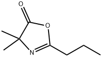 5(4H)-Oxazolone,4,4-dimethyl-2-propyl-(9CI) Structure