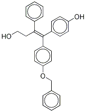 (E)-γ-[(4-Hydroxyphenyl)[4-(phenylMethoxy)phenyl]Methylene]benzenepropanol|(E)-γ-[(4-Hydroxyphenyl)[4-(phenylMethoxy)phenyl]Methylene]benzenepropanol