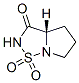 Pyrrolo[1,2-b][1,2,5]thiadiazol-3(2H)-one, tetrahydro-, 1,1-dioxide, (S)- (9CI) Structure