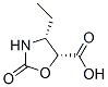 5-Oxazolidinecarboxylicacid,4-ethyl-2-oxo-,cis-(9CI),176693-27-9,结构式