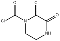 1-Piperazinecarbonyl chloride, 2,3-dioxo- (9CI),176701-73-8,结构式