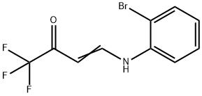 4-(2-broMophenylaMino)-1,1,1-trifluorobut-3-en-2-one|