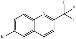 6-BROMO-2-TRIFLUOROMETHYLQUINOLINE Struktur