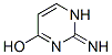 4-Pyrimidinol, 1,2-dihydro-2-imino-, (Z)- (9CI) Struktur