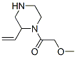 Piperazine, 2-ethenyl-1-(methoxyacetyl)- (9CI) 化学構造式