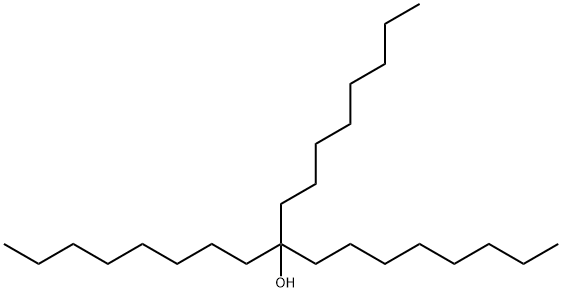 9-OCTYL-9-HEPTADECANOL Struktur