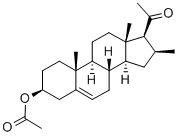 16BETA-METHYLPREGNENOLONE ACETATE Structure