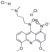 N-(4,5-dimethoxy-1-nitro-acridin-9-yl)-N-(3-dimethylaminopropyl)hydrox ylamine dihydrochloride Structure