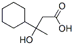 3-シクロヘキシル-3-ヒドロキシブタン酸 化学構造式