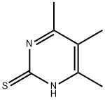 4,5,6-TRIMETHYL-PYRIMIDINE-2-THIOL Struktur