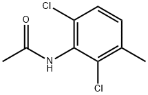 N-(2,6-dichloro-3-methylphenyl)acetamide ,17700-55-9,结构式