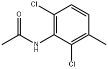 N-(2,6-dichloro-3-methylphenyl)acetamide 结构式