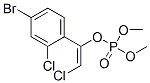 Phosphoric acid 1-(4-bromo-2-chlorophenyl)-2-chlorovinyldimethyl ester Structure