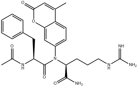 AC-PHE-ARG-AMC HCL Structure