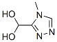 Methanediol, (4-methyl-4H-1,2,4-triazol-3-yl)- (9CI) Structure