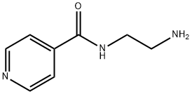 N-(2-氨基-乙基)-异烟酰胺 结构式