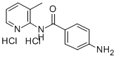 2-(p-Aminobenzamido)-3-picoline dihydrochloride Structure