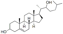 22-ヒドロキシコレステロール 化学構造式