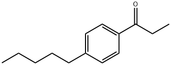 1-(4-戊基苯基)丙-1-酮,17713-58-5,结构式