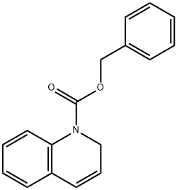 1(2H)-キノリンカルボン酸ベンジル 化学構造式