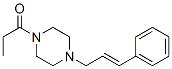 1-циннамил-4-пропионилпиперазин структура