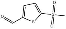 5-(Methylsulfonyl)-2-thiophenecarbaldehyde Structure