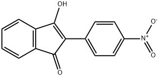 3-HYDROXY-2-(4-NITROPHENYL)-1H-INDEN-1-ONE Struktur