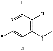3,5-dichloro-2,6-difluoro-N-methyl-4-pyridinamine Structure