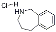 2,3,4,5-テトラヒドロ-1H-ベンゾ[C]アゼピン塩酸塩 化学構造式
