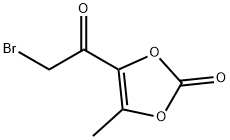 1,3-Dioxol-2-one, 4-(bromoacetyl)-5-methyl- (9CI) Structure