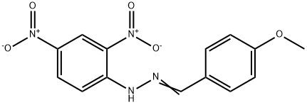 4-Methoxybenzaldehyde 2,4-dinitrophenyl hydrazone Struktur