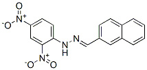 2-Naphthalenecarbaldehyde 2,4-dinitrophenyl hydrazone,1773-52-0,结构式