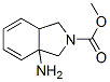 2H-Isoindole-2-carboxylicacid,3a-amino-1,3,3a,7a-tetrahydro-,methylester, Structure