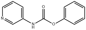ピリジン-3-イルカルバミン酸フェニル 化学構造式