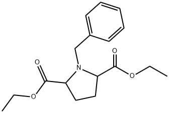 DIETHYL 1-BENZYLPYRROLIDINE-2,5-DICARBOXYLATE Struktur