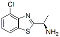2-Benzothiazolemethanamine,4-chloro-alpha-methyl-,(R)-(9CI) Structure