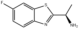 2-Benzothiazolemethanamine,6-fluoro-alpha-methyl-,(alphaR)-(9CI) Structure