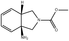 2H-Isoindole-2-carboxylicacid,3a-amino-1,3,3a,7a-tetrahydro-,methylester,,177473-14-2,结构式