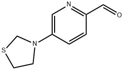 5-(Thiazolidin-3-yl)picolinaldehyde Structure