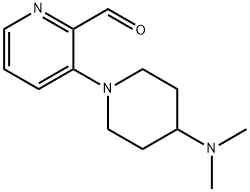 3-(4-(Dimethylamino)piperidin-1-yl)picolinaldehyde 结构式